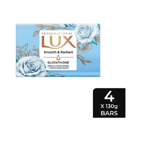 INTERNATIONAL LUX SMOOTH&RADIANT 80G (PACK OF 4)