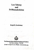 Leo Tolstoy and Sri Ramakrishna