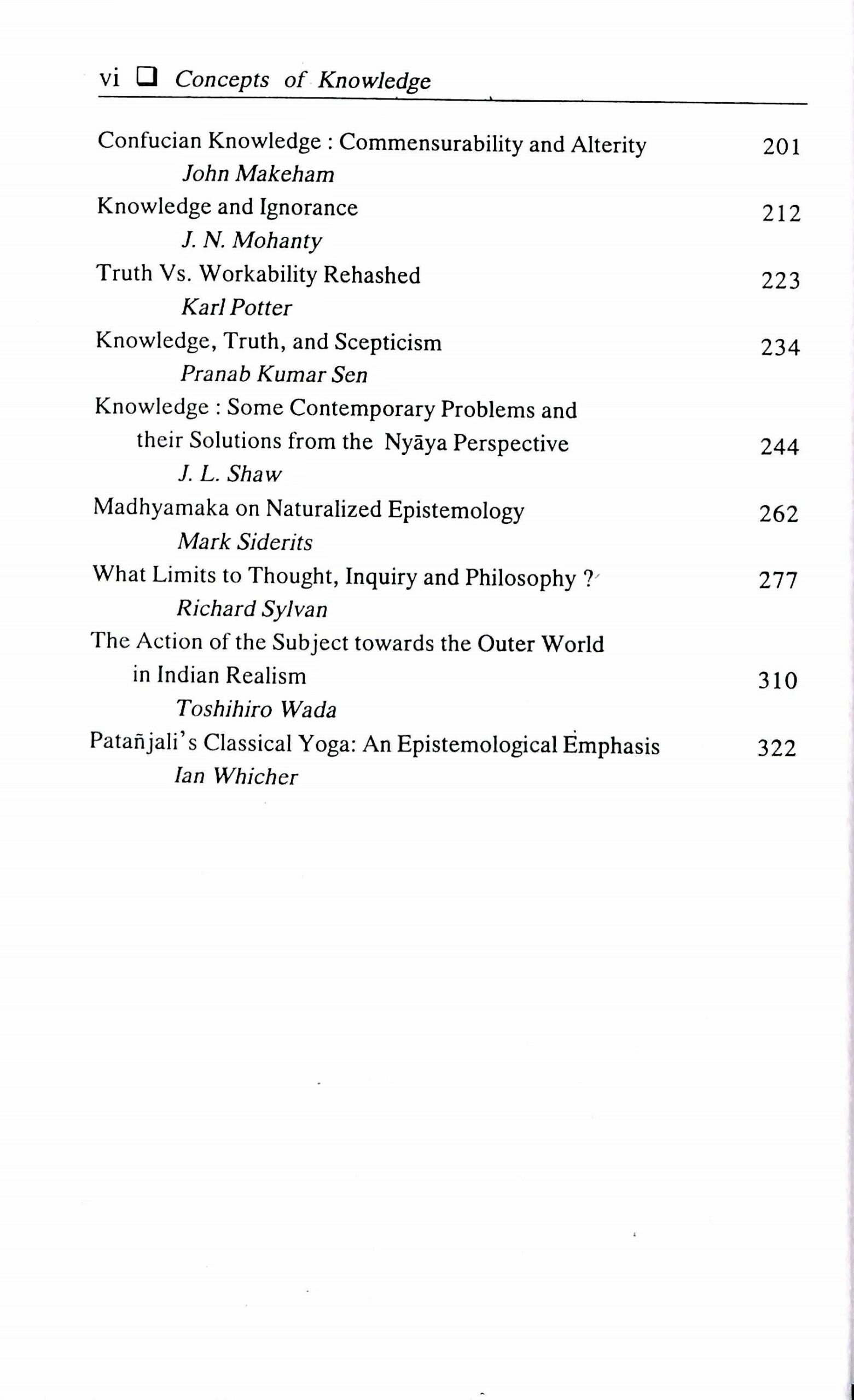 CONCEPT OF KNOWLEDGE EAST & WEST E-230