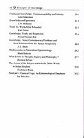 Concepts of Knowledge: East and West