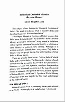 Historical Evolution of India