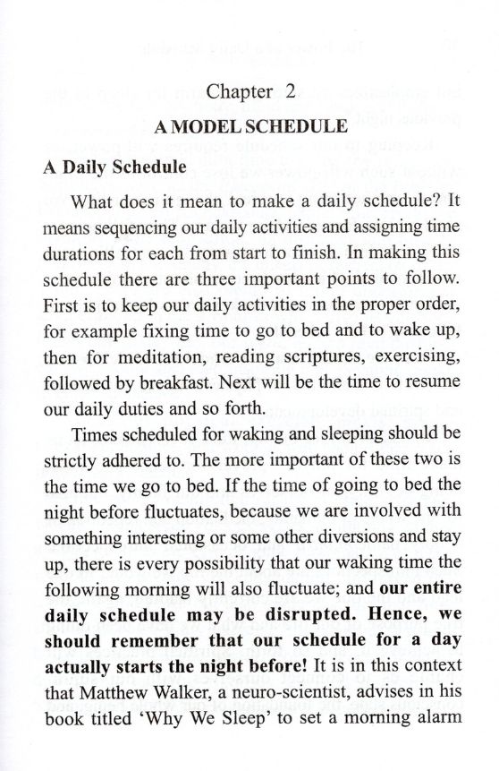 The Power of A Daily Schedule