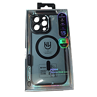 Zigdeal NY Transparent Case for iPhone 15 Pro Max – Clear Back | Black Border