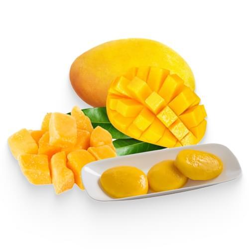 IQF Totapuri Mango Dieces 10x10mm in 1kg Pkt