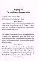 Sayings of Paramahamsa Ramakrishna