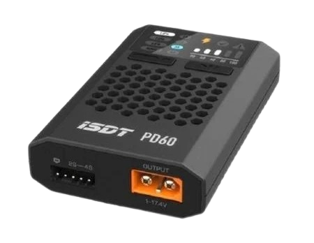 ISDT PD60 60W/6A 1-4s LiPo Balance Charger ISDT PD60 60W/6A 1-4s LiPo Balance Charger