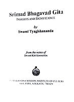 SRIMAD BHAGAVAD GITA SRIDHARA INSIGHTS A