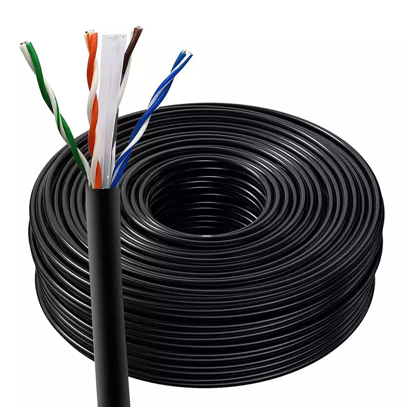 Champion CAT6 CCA Double Jacket Ethernet Cable 24AWG | 0.51mm (0.20 Inch) Conductor | High-Speed LAN Network Cable -305m