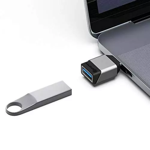 ALOGIC Ultra Mini USB 3.1 (Gen 1) USB-C to USB-A Adapter - Space Grey | ULCAMN-SGR