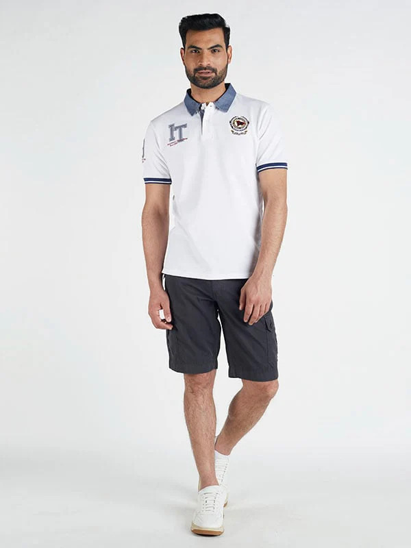 Men Solid Cotton Shorts