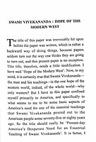 SWAMI VIVEKANANDA PROPHET OF THE MODERN SWAMI VIVEKANANDA PROPHET OF THE MODERN