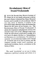 Revolutionary Ideas of Swami Vivekananda