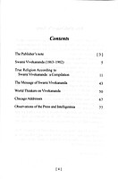Swami Vivekananda : His Life and Message