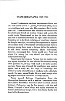 Swami Vivekananda : His Life and Message