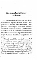 Vivekananda's Influence on Subhas