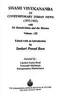 Swami Vivekananda In Contemporary Indian News Vol. 3 Swami Vivekananda In Contemporary Indian News Vol. 3