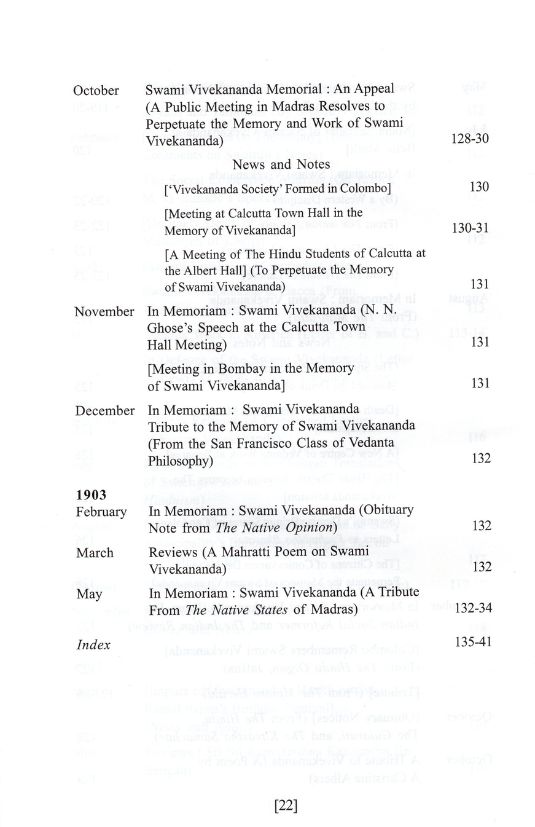 Swami Vivekananda In Contemporary Indian News Vol. 5