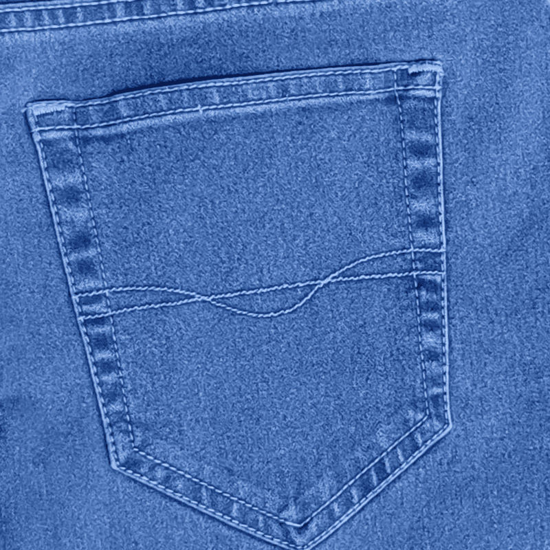 Ice Blue Plain Jeans