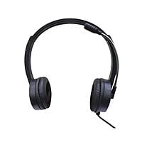 IDEAKARD H150 | Wired Stereo Headset USB | Adjustable Headband | Built-in Microphone | Black