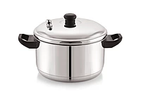 Sonu Stainless Steel Idly Cooker with Micro Holes, Triply Base, Induction Compatible