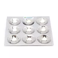 Stainless Steel Cauka/Square/Cubic Idly Cooker 6 Plates
