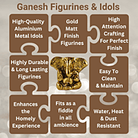 Elephant Head Vinyagar Gold