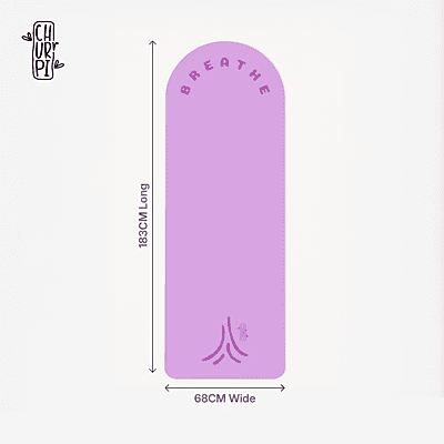 Breath Arched Yoga Mat | Lilac