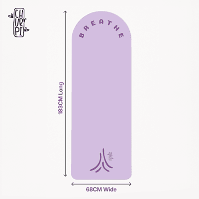 Breath Arched Yoga Mat | Lilac