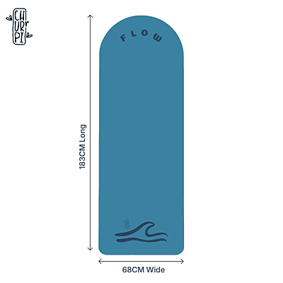 Flow Arched Yoga Mat | Dark Blue