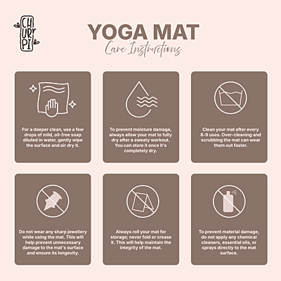 Balance Arched Yoga Mat | Light Brown