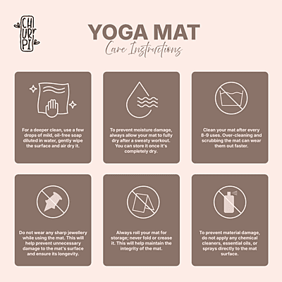 Balance Arched Yoga Mat | Light Brown