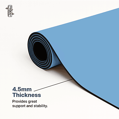 Flow Arched Yoga Mat | Dark Blue