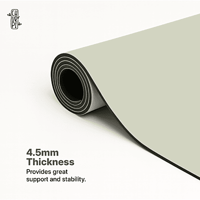 Grow Arched Yoga Mat | Pea Green