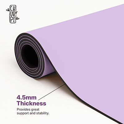Breath Arched Yoga Mat | Lilac