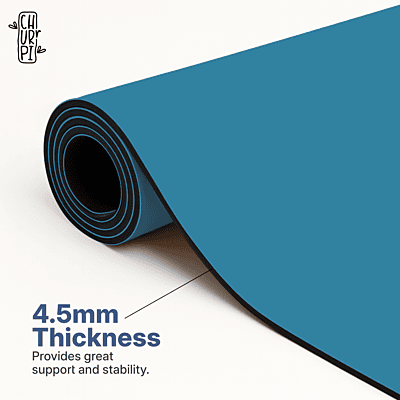 Flow Arched Yoga Mat | Dark Blue