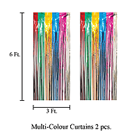 The Magic Balloons- Holi Decoration Combo Kit 30pcs Of Holi Balloons | 2 Multicolour curtains | 1 banner | 111 Pack Magic Water Balloons | 500pcs Of Water Balloons | Pack Of 644 pcs.