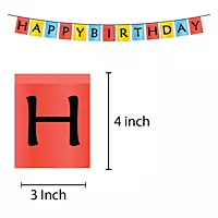 The Magic Balloons-3 Number Balloons and Happy Birthday Latex Balloons With Banner For Three No. Theme Balloons Pack of 21pcs | 20pcs Of Balloons and A Banner | Multicolor Balloons For Birthday