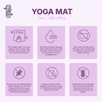 Breath Arched Yoga Mat | Lilac