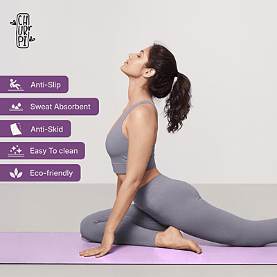 Breath Arched Yoga Mat | Lilac