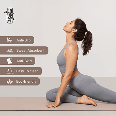 Balance Arched Yoga Mat | Light Brown