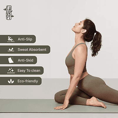 Grow Arched Yoga Mat | Pea Green