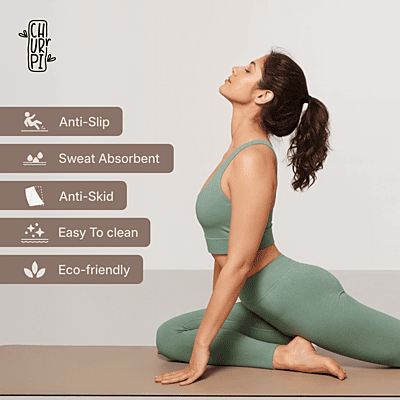 Balance Arched Yoga Mat | Light Brown