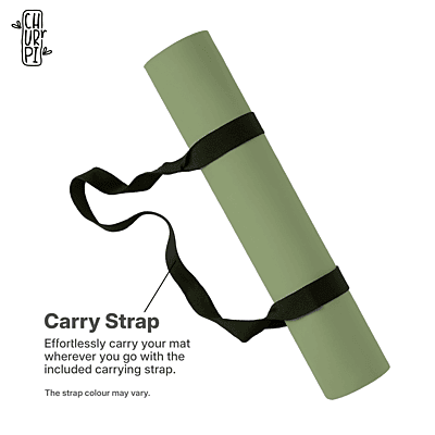 Grow Arched Yoga Mat | Pea Green