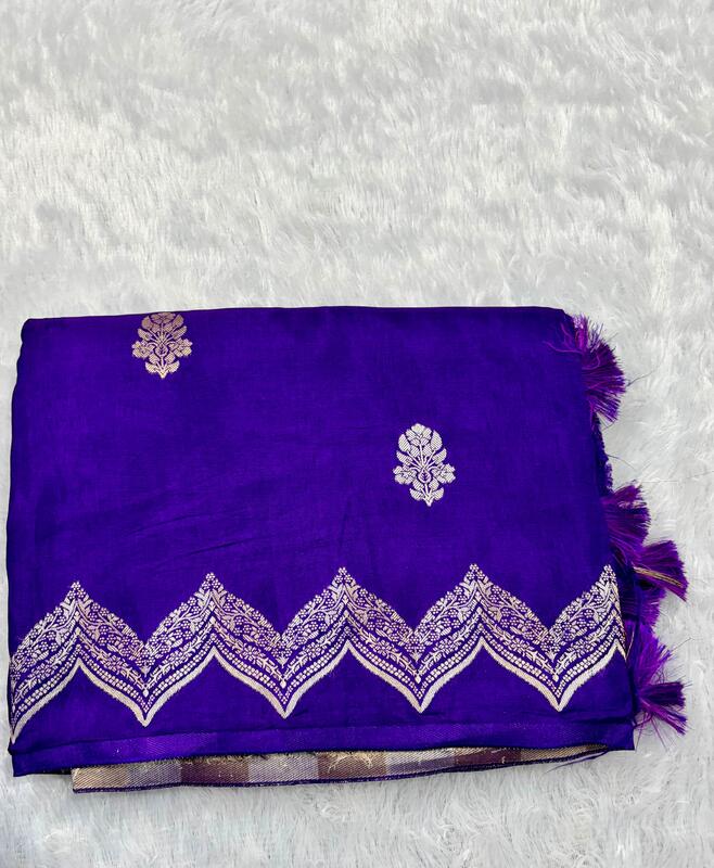 Banasari Raw Mango Silk Saree