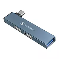 Portronics Mport Mino C – 3-Port USB 2.0 Type-C Hub provides three USB 2.0 ports, compact design, and easy plug-and-play.