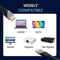 POR 2059 Konnect Sync HDMI Cable – HDMI to HDMI | 4K @ 60Hz | 5m Length | PVC | Black