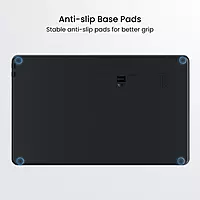 Portronics Ruffpad Calc 2 – 5.5 Inches Screen | 12 Digits Layout | Screen Lock | Erase Button | Black