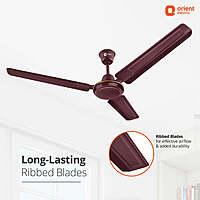 Rapid Air High Speed Ceiling Fan | 2-Year Warranty Brown