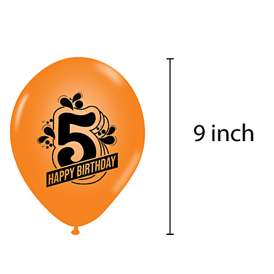 The Magic Balloons - Get Ready to Party with Our 17pc Combo Kit - Celebrate in Style with 15 Printed Balloons, 1 Curtain, and 1 Banner - Perfect for Birthdays Parties.