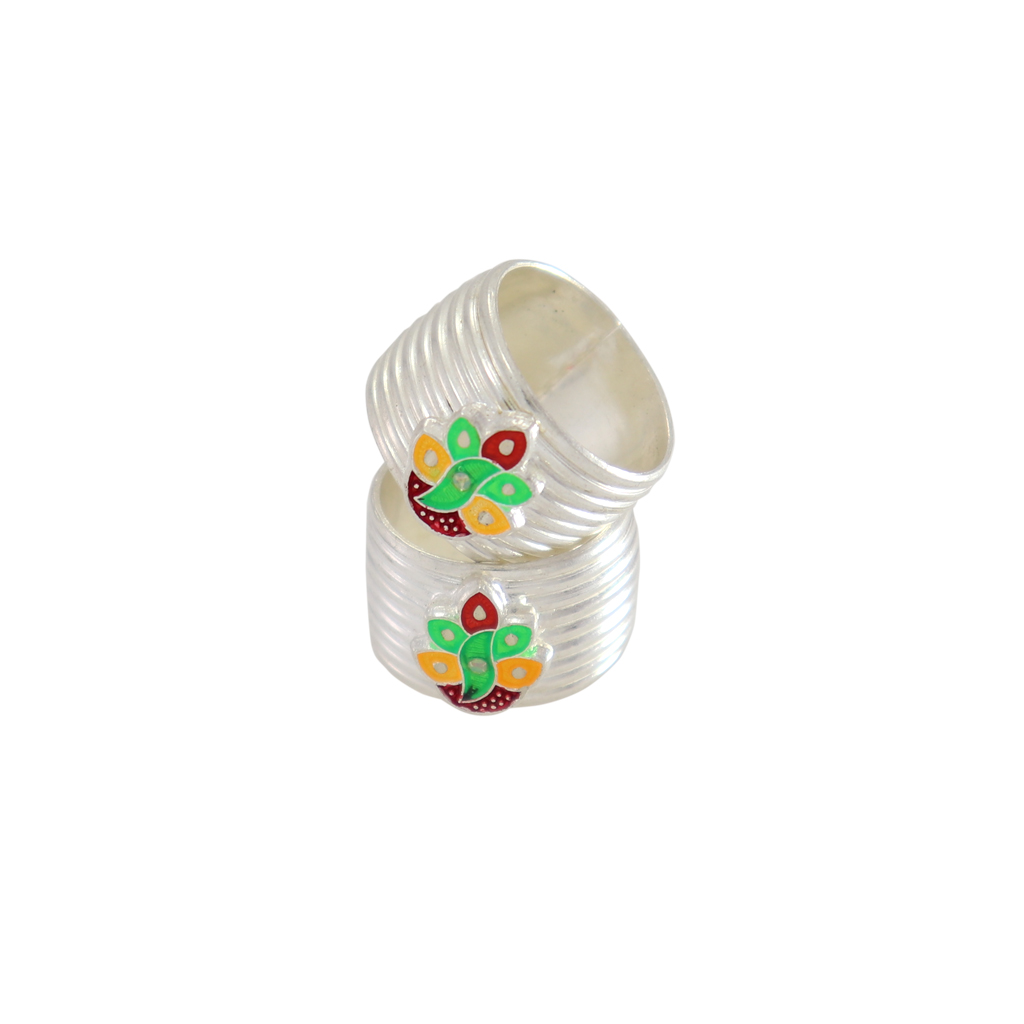 Enamel Adjustable Toe Ring